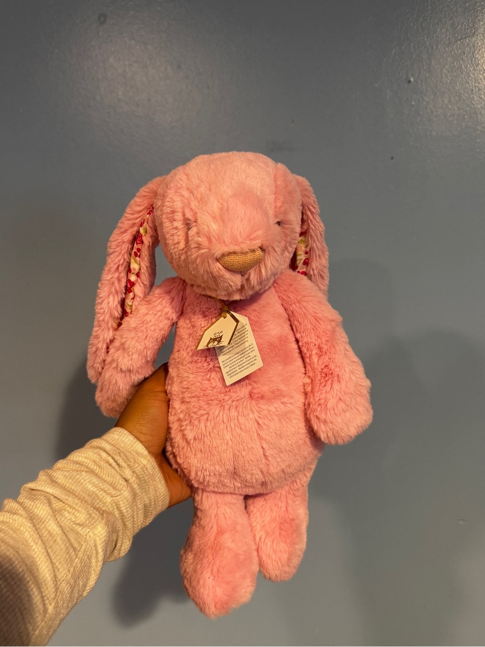 Jellycat Blushkin Blossom Luxe Bunny - Pink Plush Rabbit